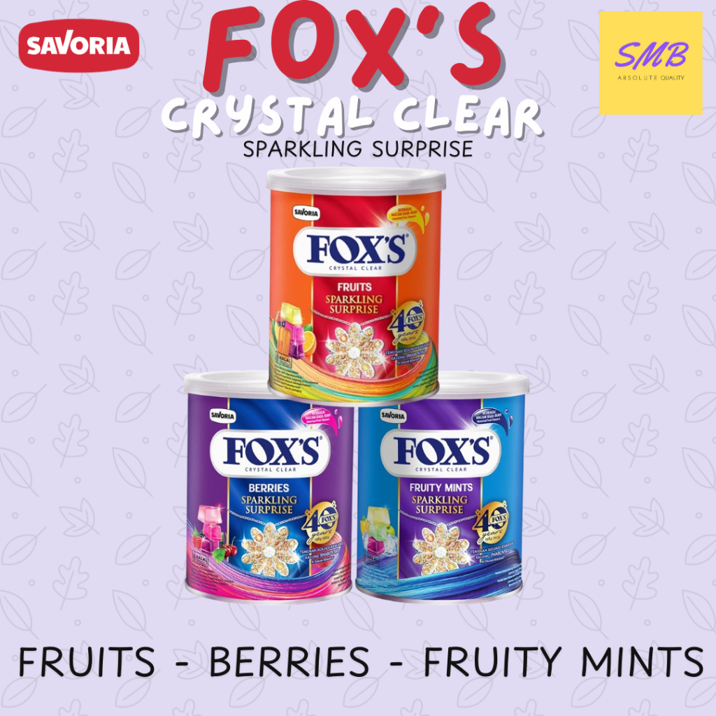

Permen Kristal Bening FOXS Kaleng Crystal Clear Aneka Rasa Lebaran FOX