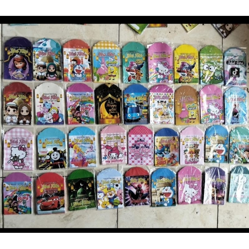 

Amplop lebaran Motif kartun Random/1 pack 10pcs