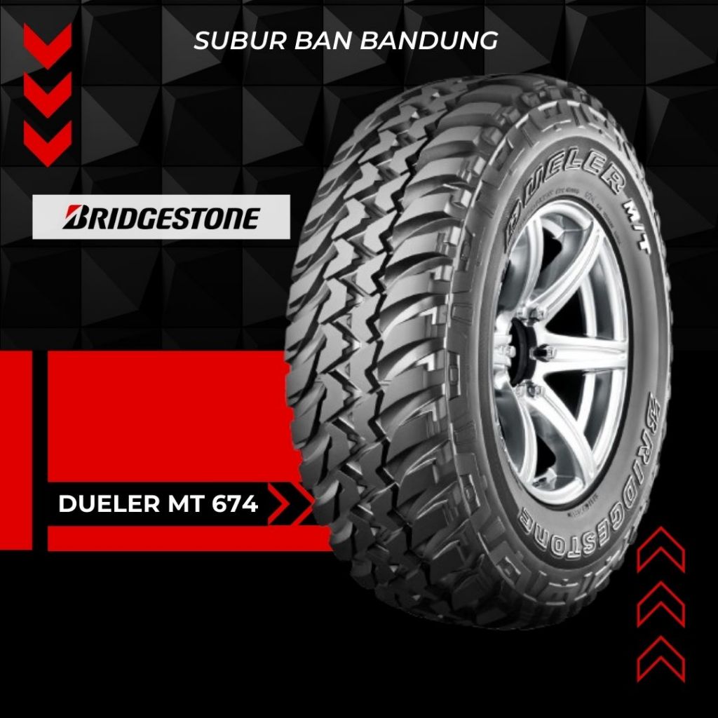 Bridgestone Dueler MT 674 31X10.50 R15 6PR 109Q Ban Mobil Off-road Jeep Feroza Hartop