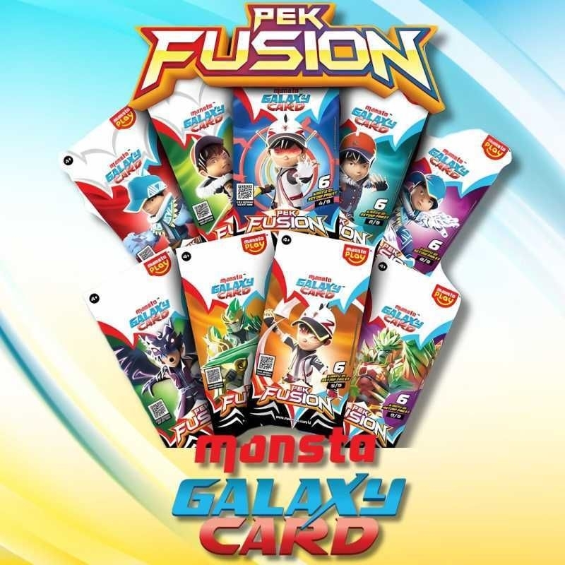 54PCS Boboiboy Galaxy Card Pek Fusion Fullset ex Review