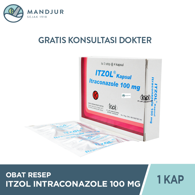 Itzol 100 Mg 1 Kapsul