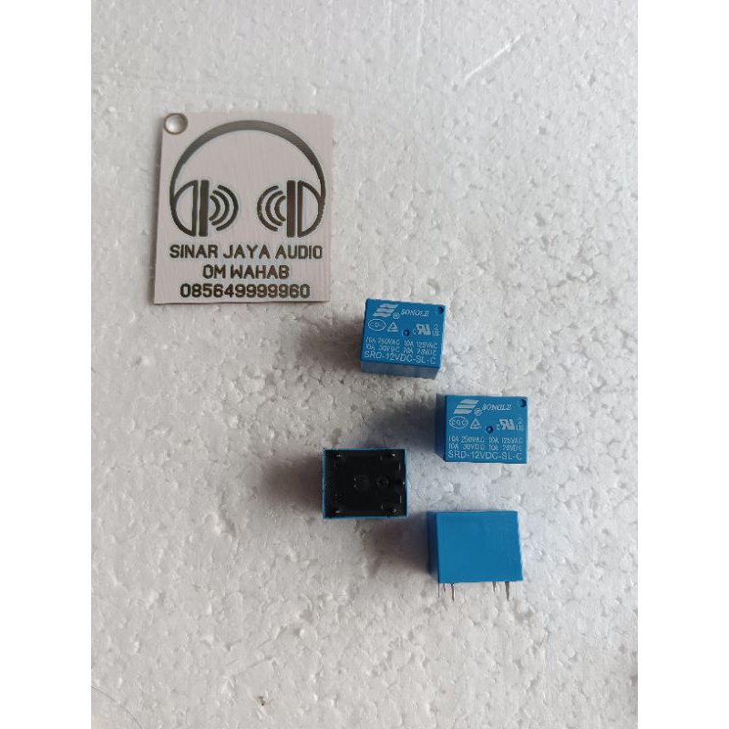 Relay 10A 12v 4kaki songle original