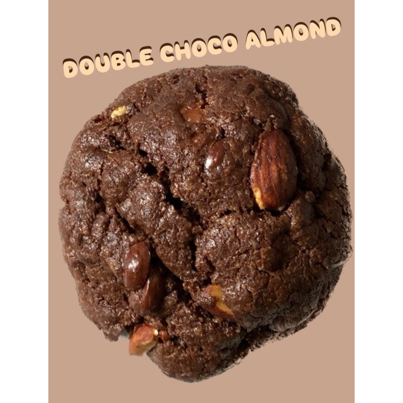 

SOFT COOKIES // double choco almond