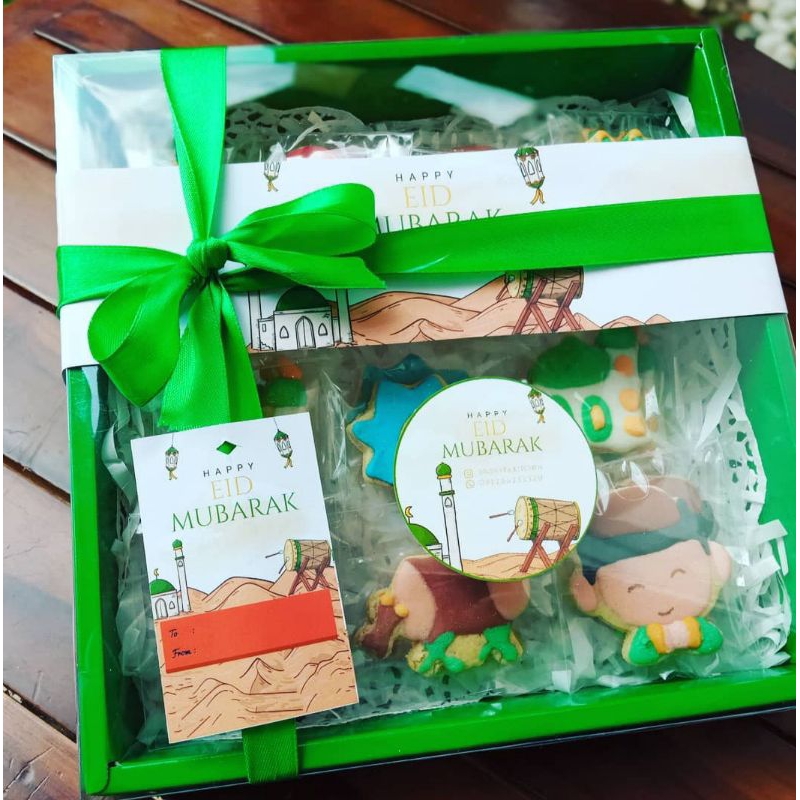 

Hampers lebaran 2025 idul fitri Parsel cookies karakter