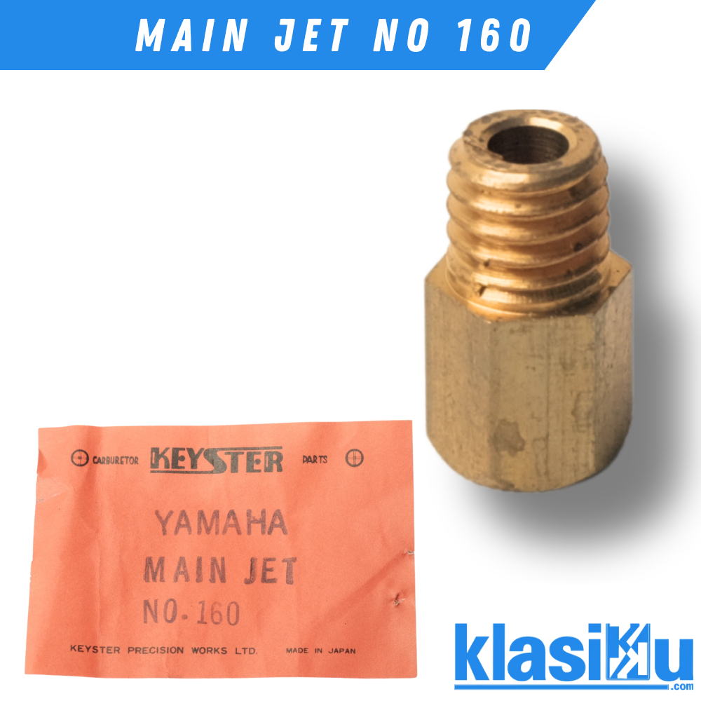 Keyster Main Jet No. 160 spuyer main jet f1zr no. 160 main jet yamaha 160 japan