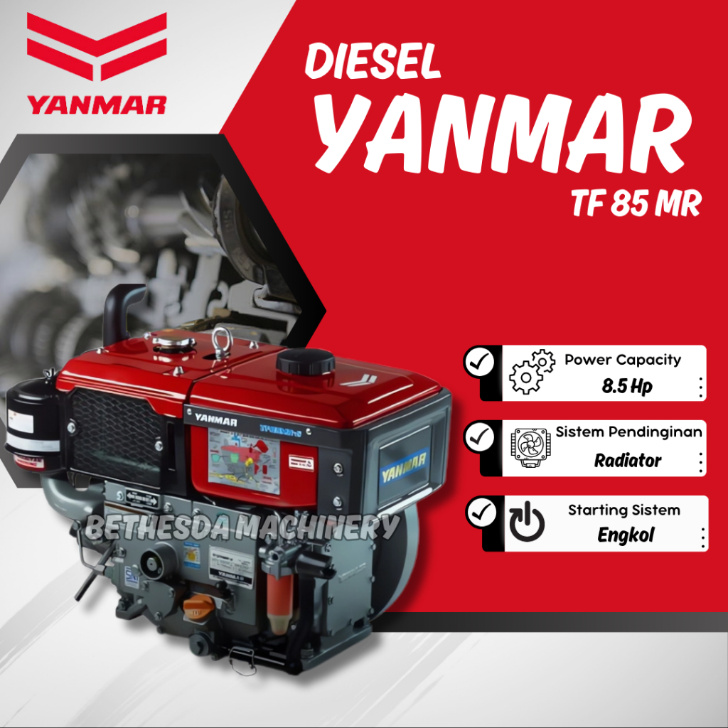 Diesel Yanmar TF85MR 8.5Hp