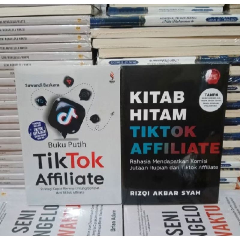Paket 2 buku Kitab Hitam Tiktok & Tiktok Affiliate