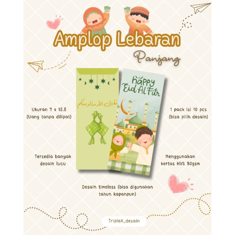 

Amplop Panjang 2 (uang tidak dilipat)