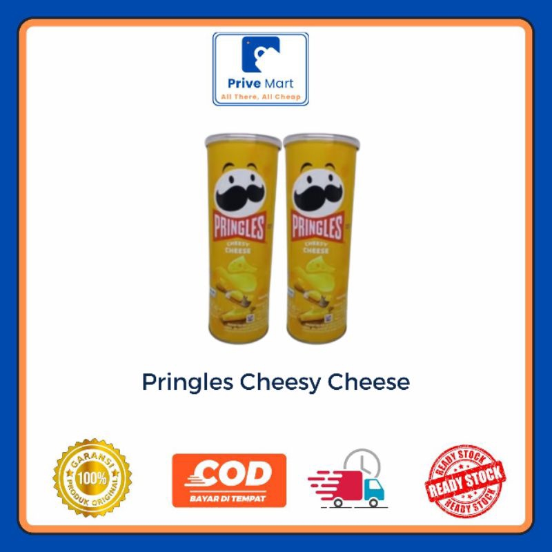 

Pringles Cheesy Cheese 102g Prive Mart