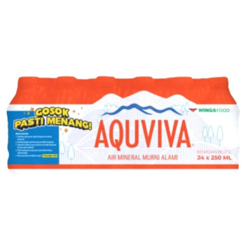 

AQUVIVA air mineral water 250ml isi 24/pack