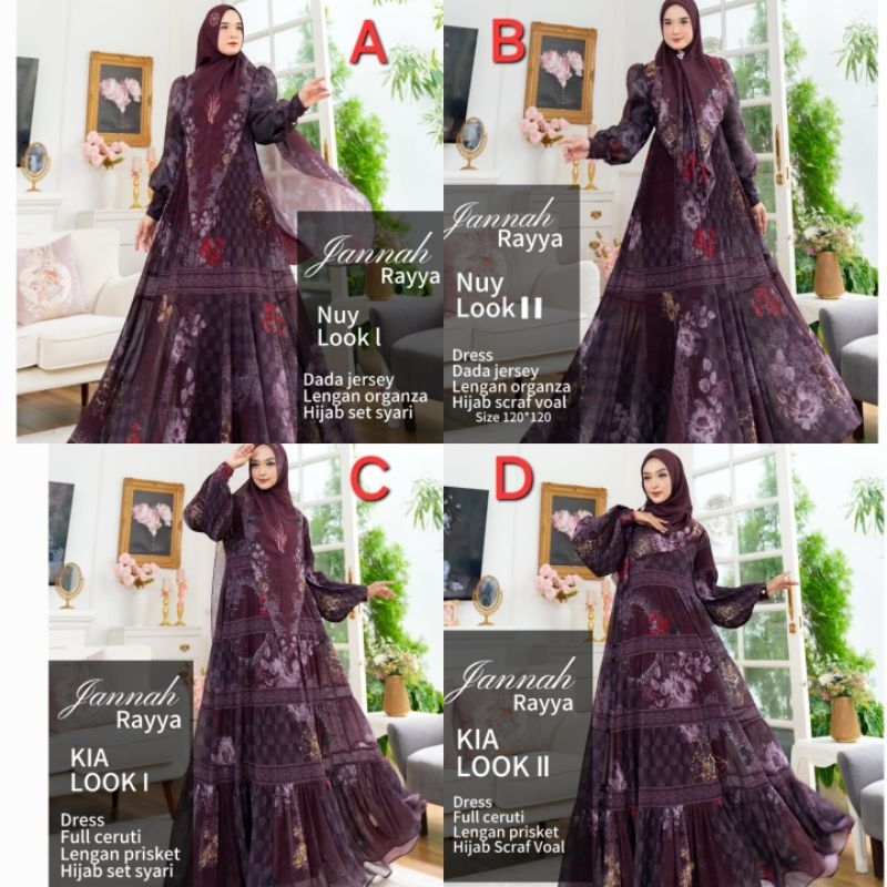 JANNAH RAYYA LUXURY SERIES ori by El.deena Syar'i