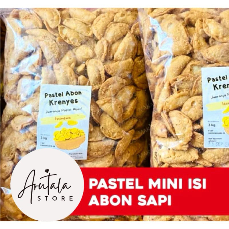 

pastel mini isi abon sapi snack grosiran jajan timbangan