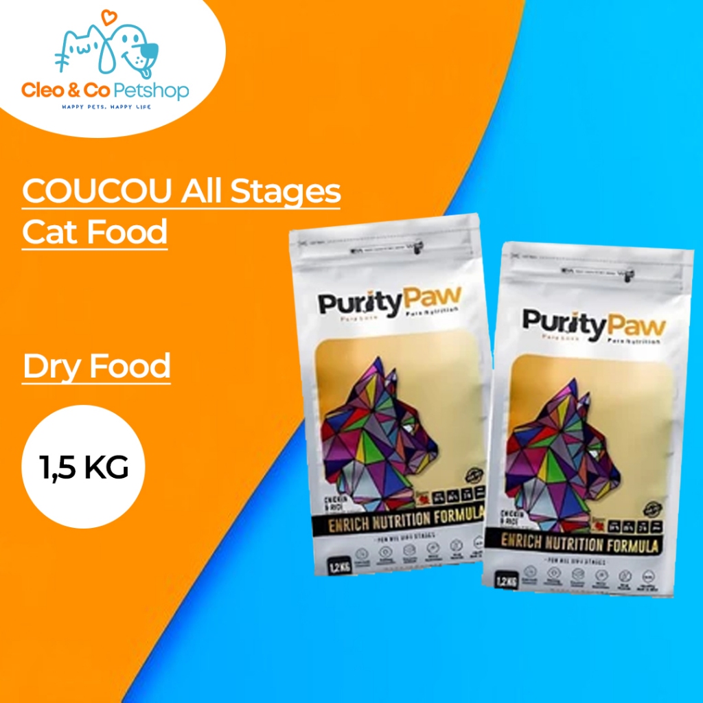 Purity Paw Chicken & Rice 1,2 Kg Dry Food For All Life Stages