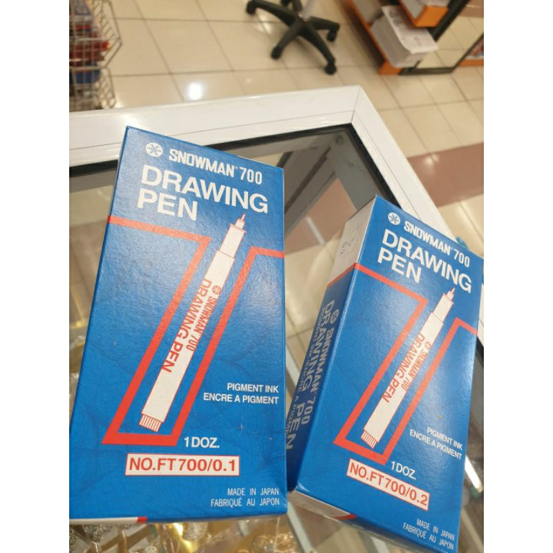 

DRAWING PEN SNOWMAN 0.1 - 0.8.