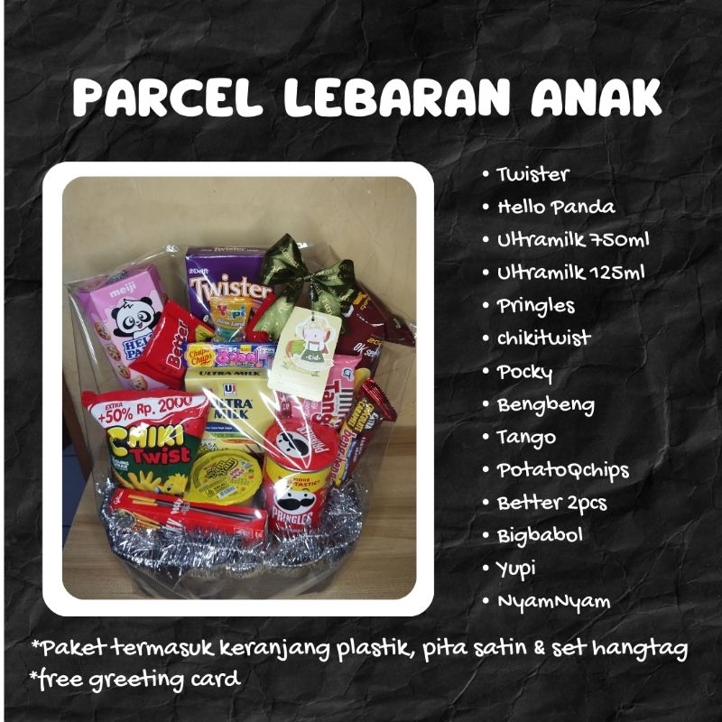 

Parcel Lebaran Anak / Parcel Snack Keranjang
