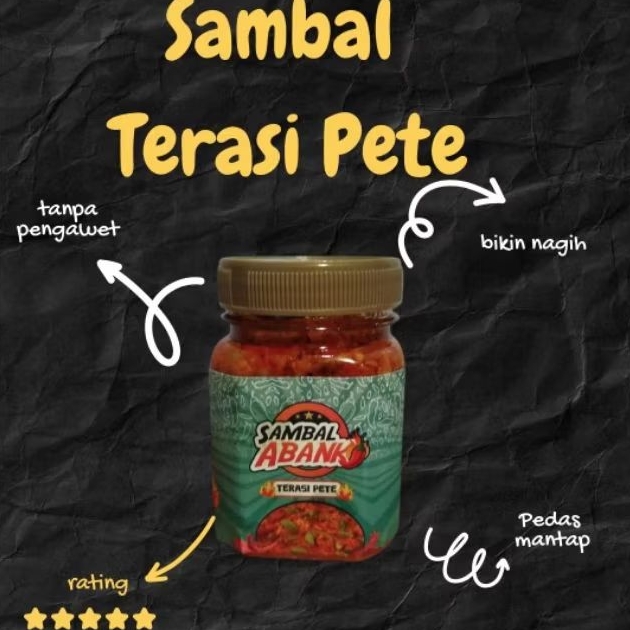

Sambal Abank - Sambal terasi pete 135gr tanpa pengawet
