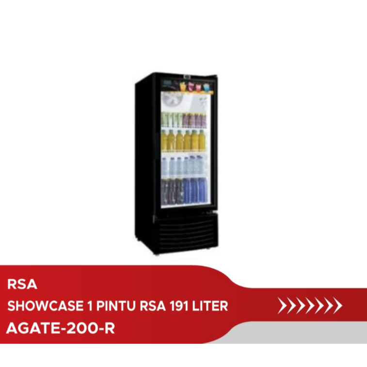 RSA - AGATE 200R Showcase 3 rak kapasitas 192L
