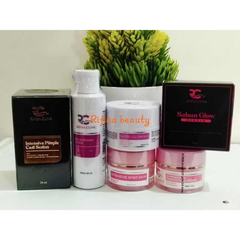 PAKET LENGKAP KINCLONG GLOWING Raysa Clink BPOM