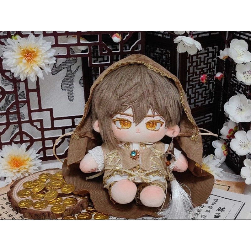 [READY. BONEKA SAJA, TANPA BAJU] Genshin Impact Zhongli Doll 20 cm - Pan Li