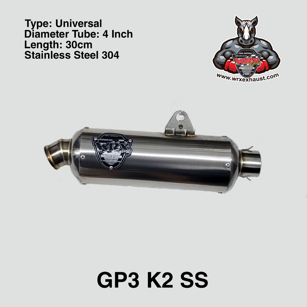 Knalpot WRX GP3 SS K250 Kawasaki Versys X250