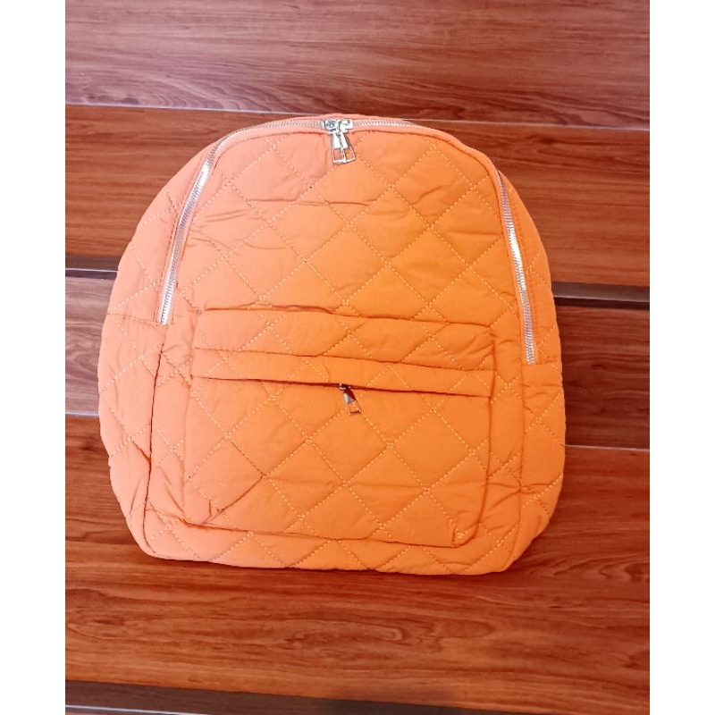 puffy bag pack/tas ransel wanita