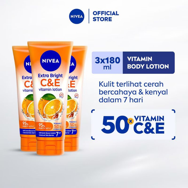 NIVEA HANDBODY (ORANGE 180ML TRIPEL)