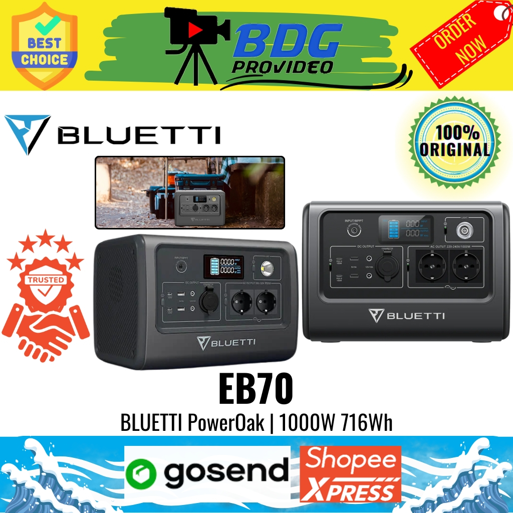 BLUETTI EB70 / Portable Power Station Bluetti PowerOak EB70 | 1000W 716Wh