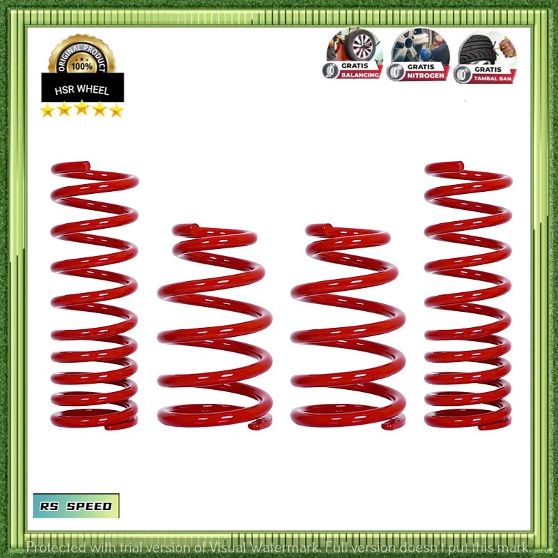 LOWERING KIT HSR RED INNOVA BENSIN dibawah 2012