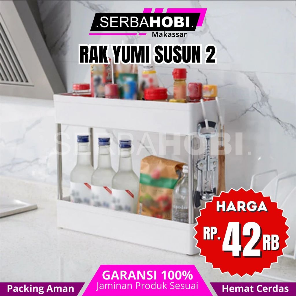 Rak Dapur / Rak Bumbu Dapur / Rak Bumbu Dapur Susun / Rak Susun Serbaguna / Rak Susun Plastik