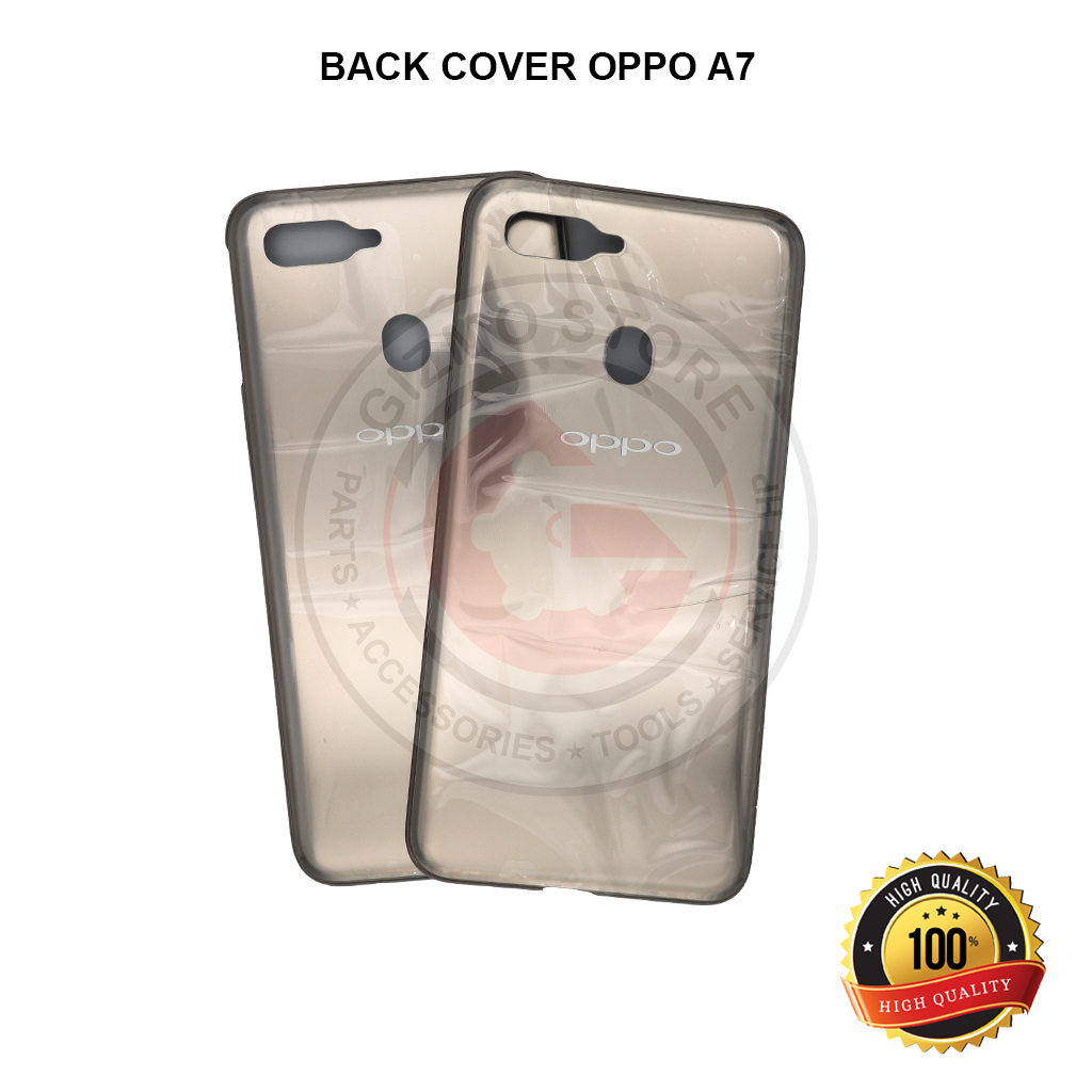 BACK COVER OPPO A7 GLARING GOLD
