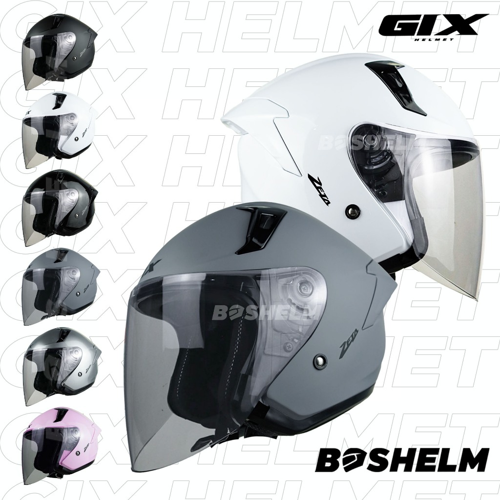BOSHELM Helm GIX ZETA Helm Half Face SNI