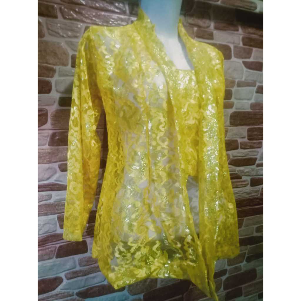 atasan wanita kebaya brokat bali baju tradisional kebaya kutubaru nenek jadul model encim pakaian or