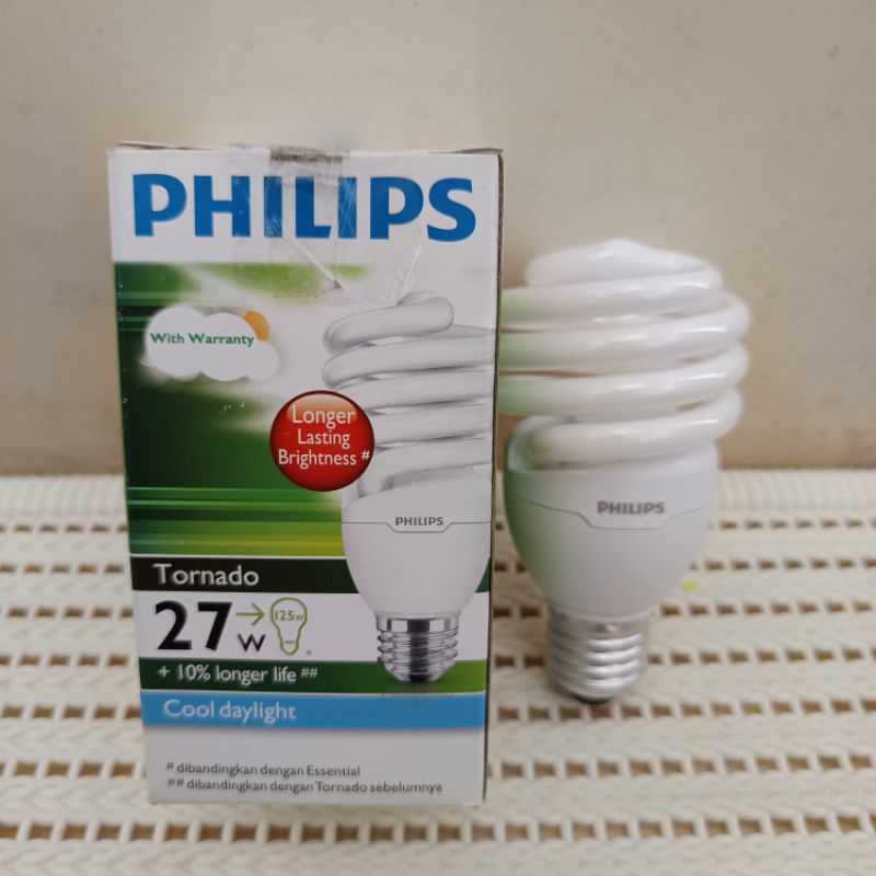 Philips Tornado 27 Watt - Putih