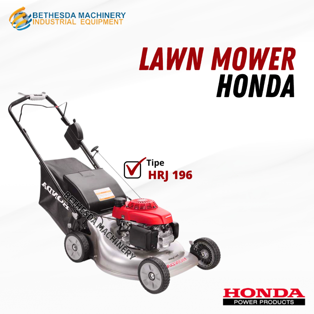 Mesin Potong rumput dorong Lawn Mower Honda HRJ196 bensin