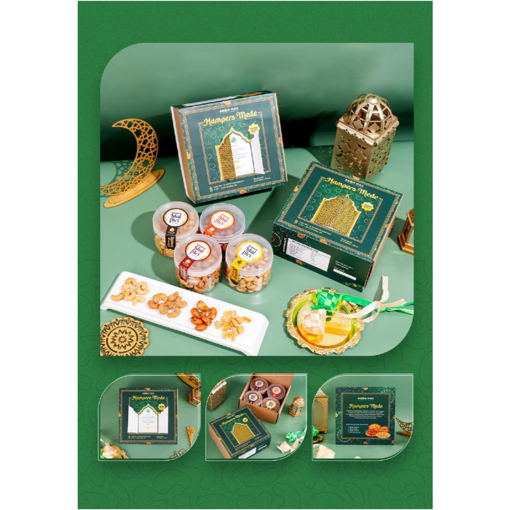 

Hampers Spesial Idul fitri Mede Original, Mete Madu, Mede Tomyam dan Kacang Bawang