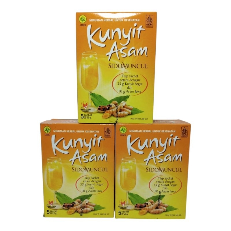 

Minuman Kunyit Asam Sidomuncul 5's - Untuk Membantu Melancarkan Haid