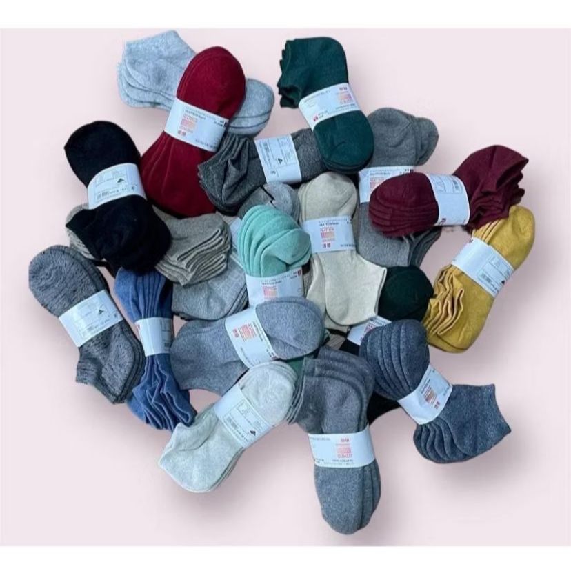 KAOS KAKI HEATTECH | SOCK UNI*LO HARIAN KATUN KATUN POOS WARNA JAPAN