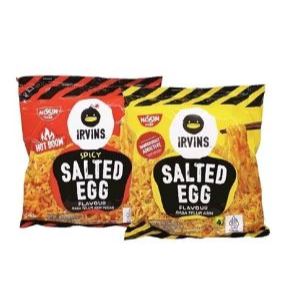 

(R-A4A)(㊛) Nissin Irvins Noodle salted egg/spicy eceran 113 gram (1 pc) amanah