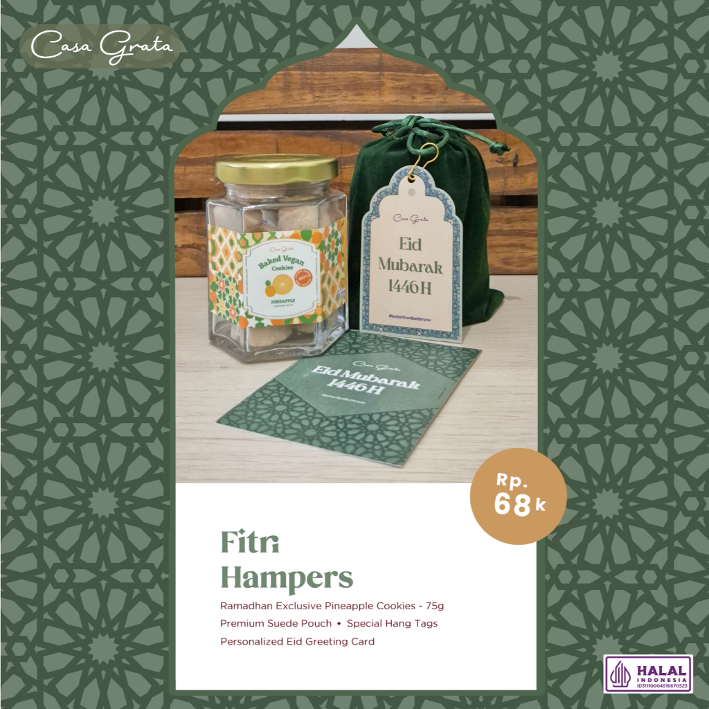 

Fitri - Hampers Lebaran / Parsel Ramadhan / Vegan & Gluten Free / Hampers Sehat / Eid Hamper / Idul Fitri Hampers / Parsel Sehat