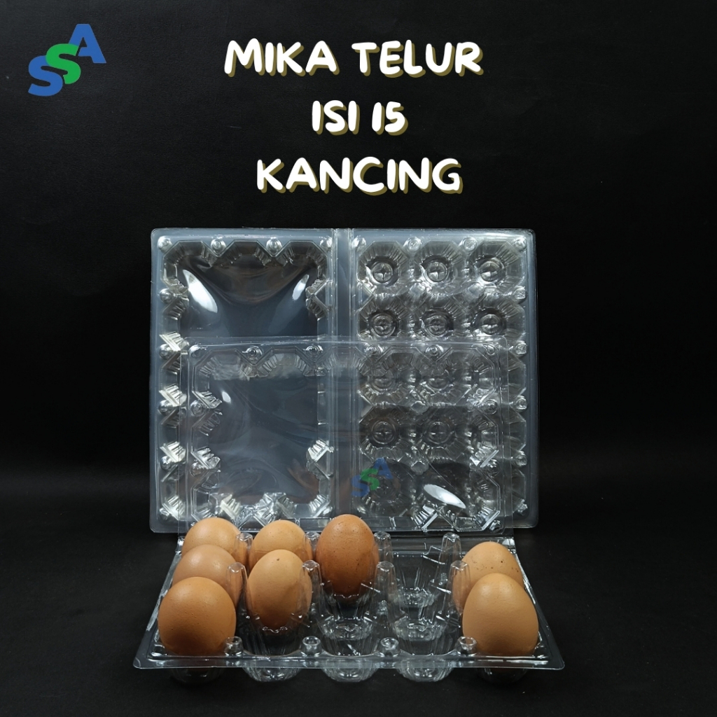 MIKA TELUR ISI 15 / MIKA TELUR BENING / MIKA TELUR KANCING / MIKA TELUR STAPLES