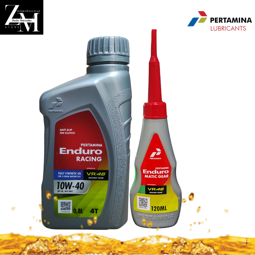 ENDURO RACING 800ml PAKET DENGAN OLI GARDAN ENDURO 120ml ORIGINAL