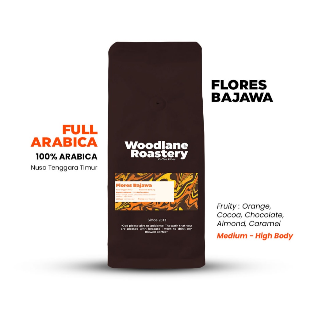 

Flores Bajawa 100% Arabica Espresso Kopi Susu | Best Seller | Woodlane Roastery