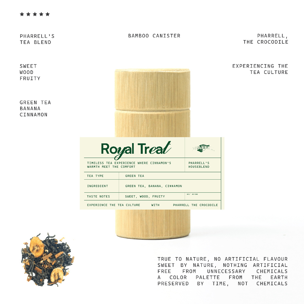 

Pharrell the Crocodile - Royal Treat | Teh Hitam - Teh Buah & Rempah | Artisan Tea - Premium Tea