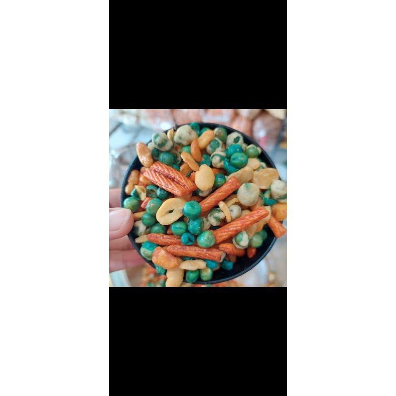 

CEMILAN MURAH KACANG JAIPONG CAMPUR / ANEKA SNACK KACANG CAMPUR 250 GRAM