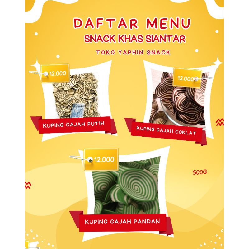 

KUPING GAJAH 500g