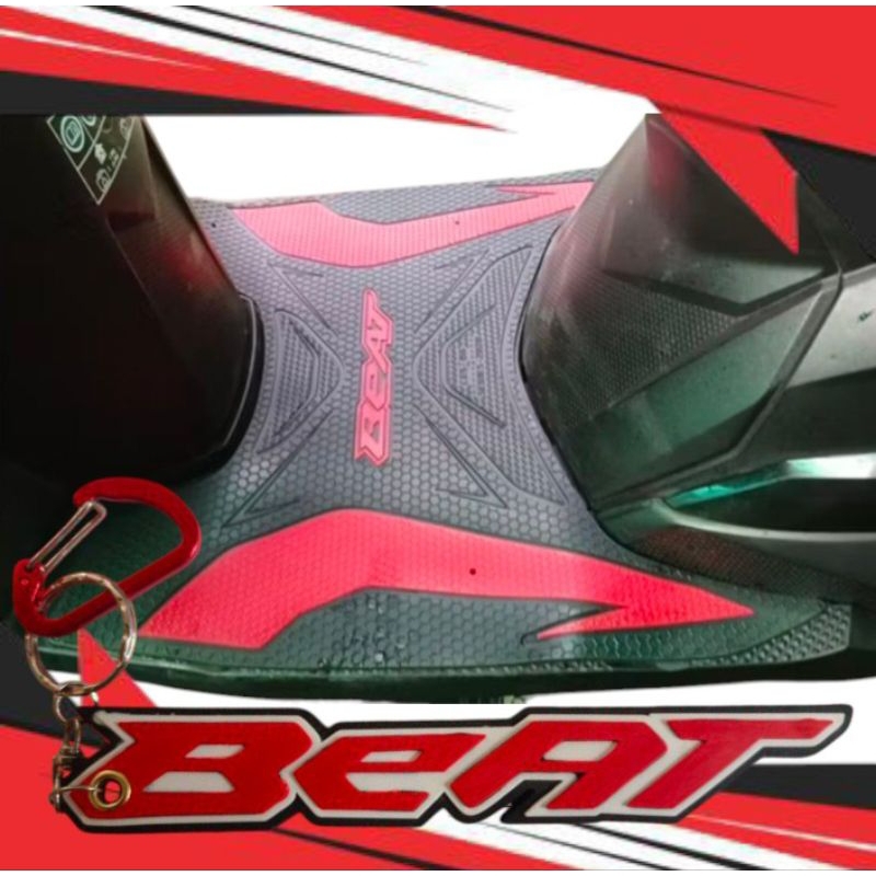 Gantungan Kunci Tas Stiker Karet Logo Honda Beat Sepeda Motor Honda