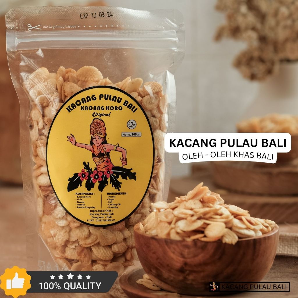 

Kacang Pulau Bali Kacang Koro Asli BALI 200 Gram