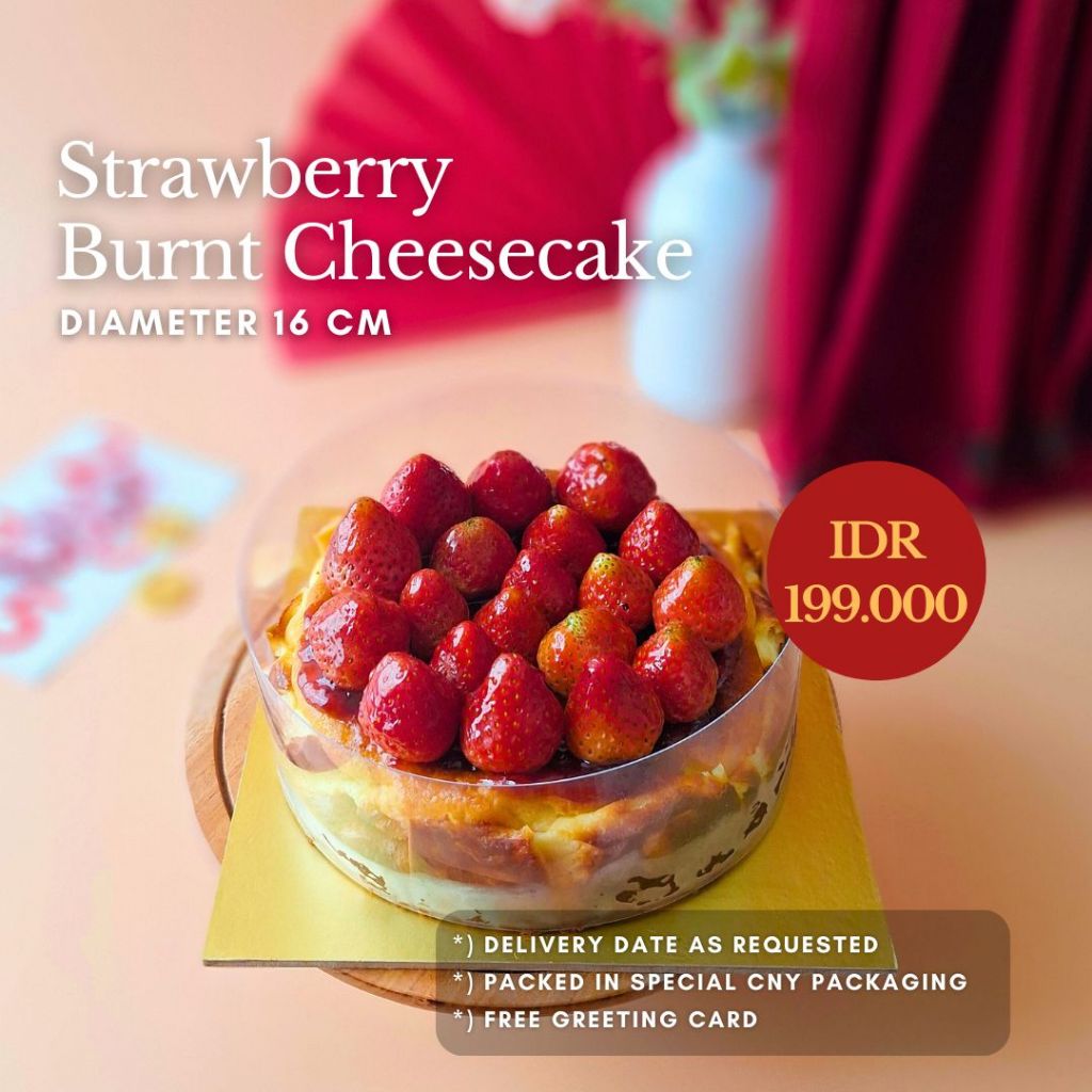 CNY Hampers Imlek / Parcel Sincia / Lunar - Strawberry Cheesecake