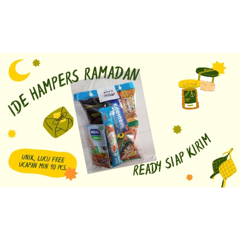 

Bingkisan/Hampers snack ulang tahun,Free ucapan. paket maxmun