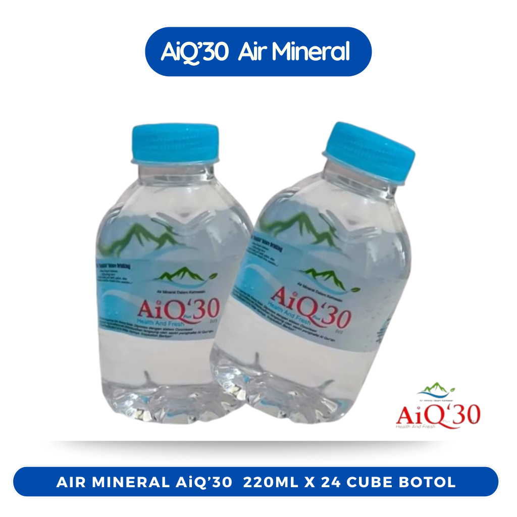 

Air Mineral AIQ30 Mini Cube 220 ml x 24 botol (1 Karton)